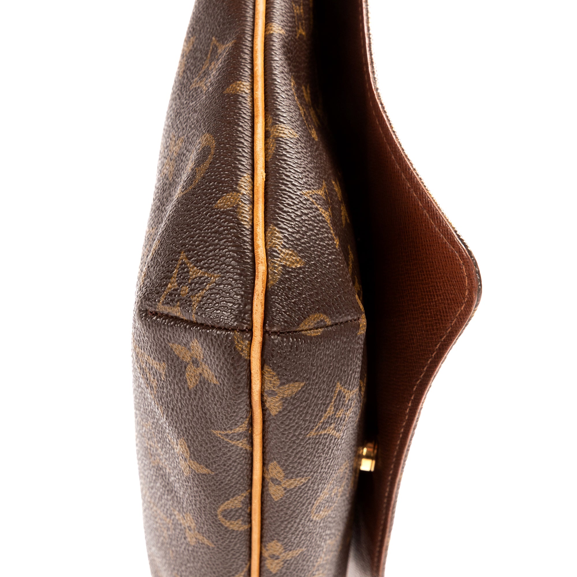 Bandolera Musette Tango Lona Monogram Marrón