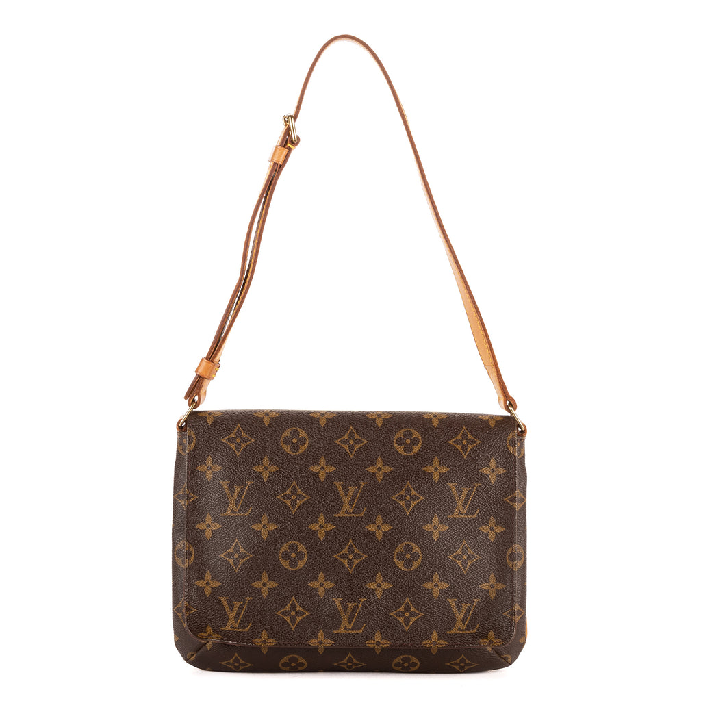 Bolso de hombro Musette Tango Lona Monogram Marrón