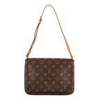 Bolso de hombro Musette Tango Lona Monogram Marrón