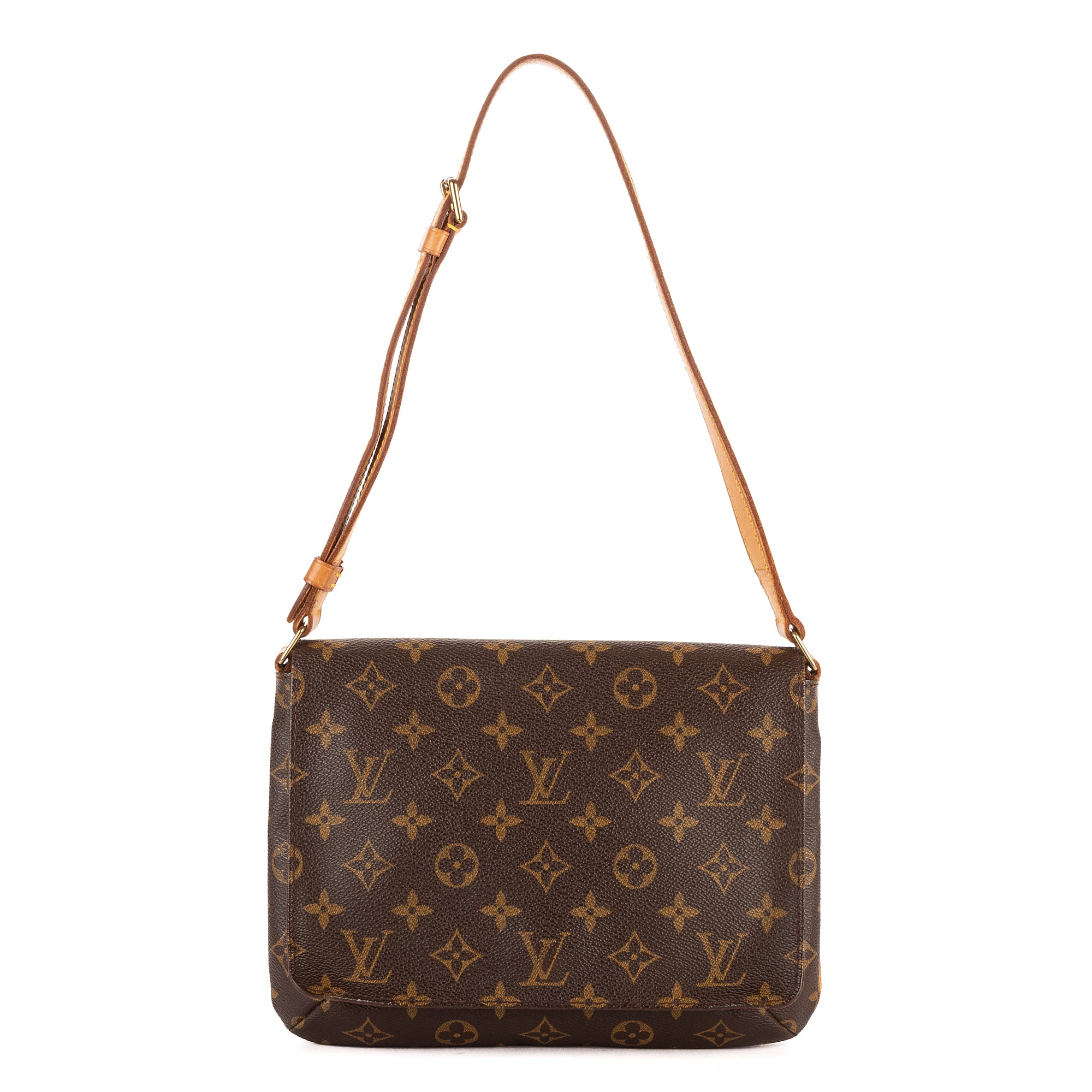 Bolso de hombro Musette Tango Lona Monogram Marrón