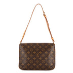 Bolso de hombro Musette Tango Lona Monogram Marrón