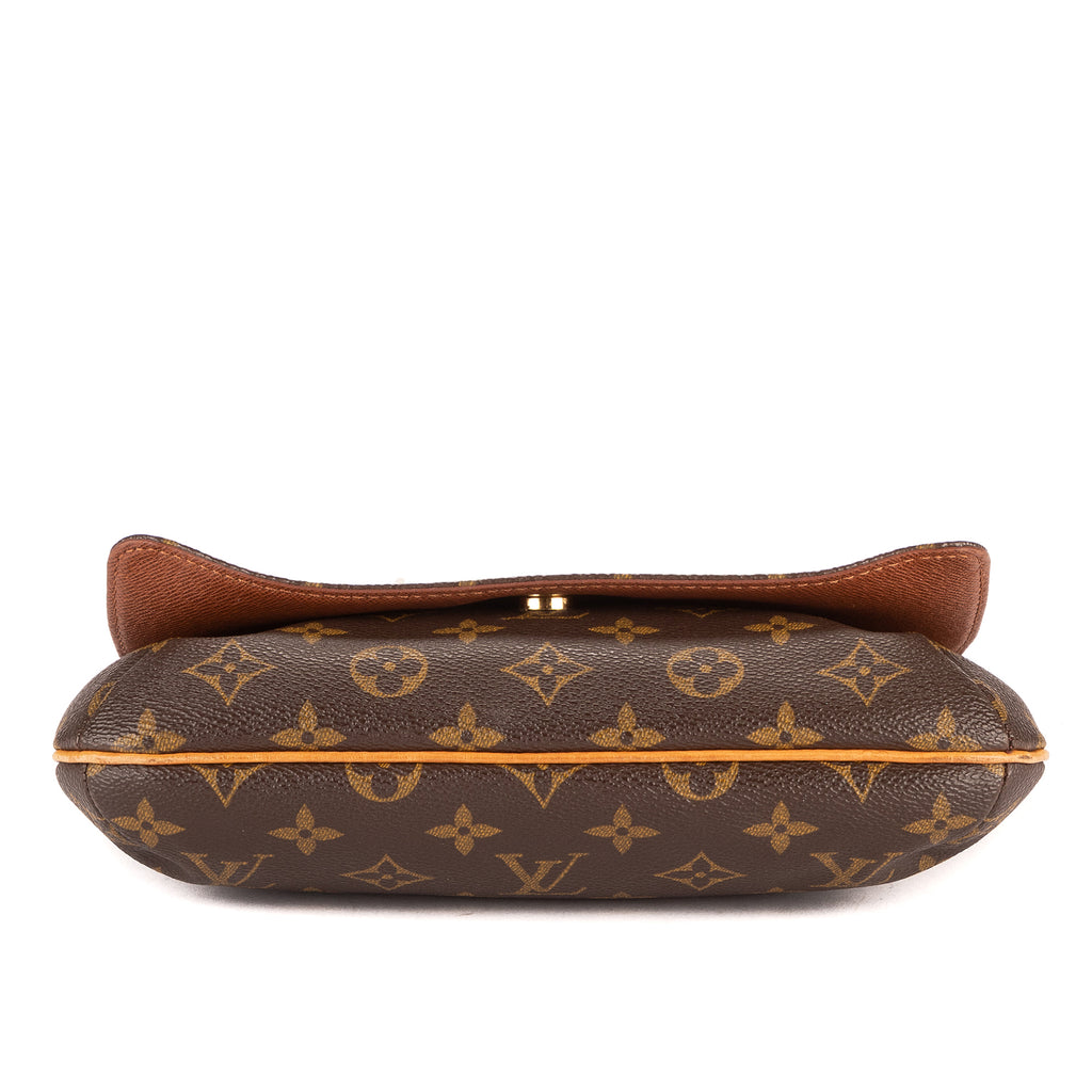 Bolso de hombro Musette Tango Lona Monogram Marrón