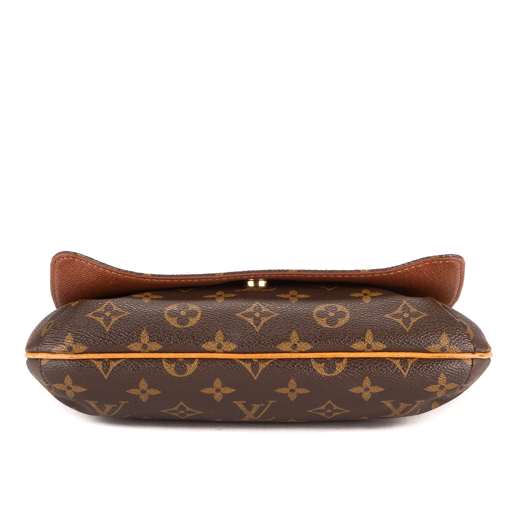Bolso de hombro Musette Tango Lona Monogram Marrón
