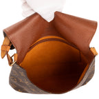 Bolso de hombro Musette Tango Lona Monogram Marrón