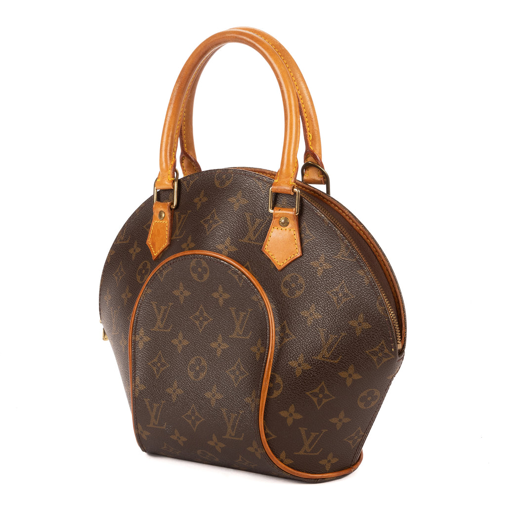 Bolso de Hombro Ellipse PM Lona Monogram Marrón