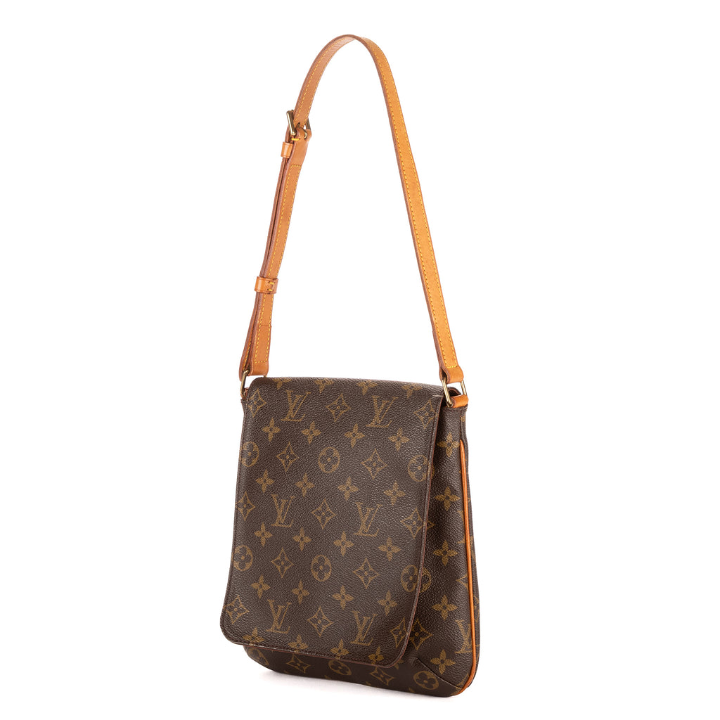 Bolso Bandolera Musette Salsa Lona Monogram Marrón
