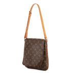 Bolso Bandolera Musette Salsa Lona Monogram Marrón