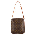 Bolso Bandolera Musette Salsa Lona Monogram Marrón
