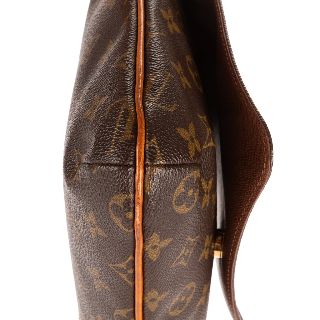 Bolso Bandolera Musette Salsa Lona Monogram Marrón
