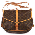 Shoulder Bag Saumur GM Brown Monogram Canvas