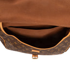 Shoulder Bag Saumur GM Brown Monogram Canvas