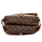 Shoulder Bag Saumur PM Brown Monogram Canvas