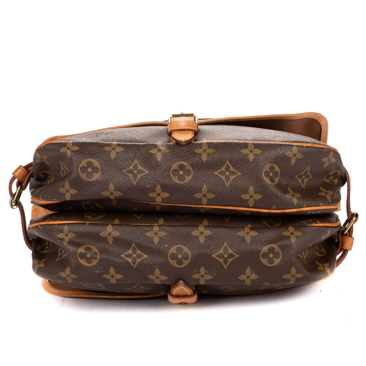 Shoulder Bag Saumur PM Brown Monogram Canvas