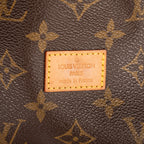 Shoulder Bag Saumur PM Brown Monogram Canvas