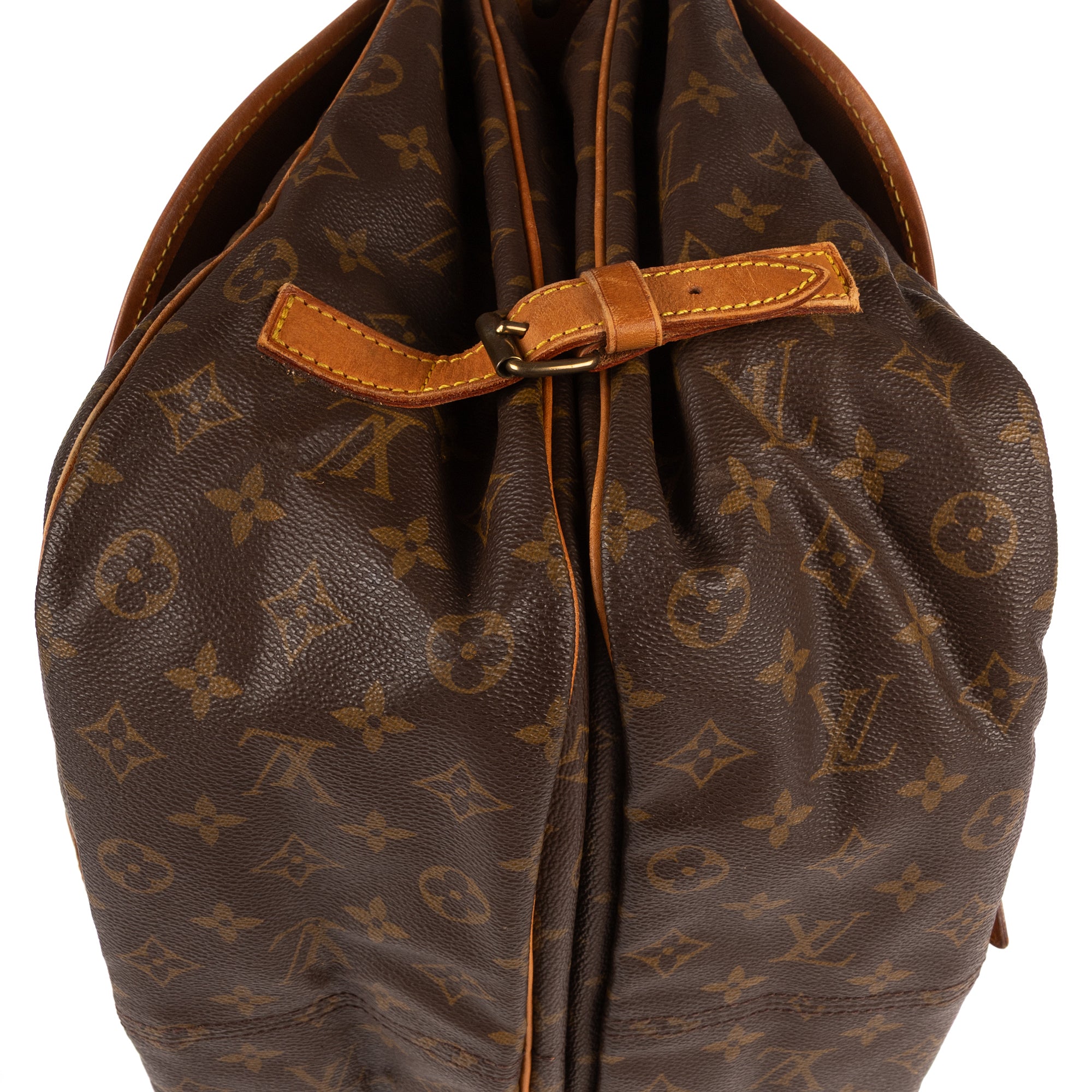 Bolso de hombro Saumur GM Lona Monogram Marrón