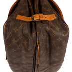Bolso de hombro Saumur GM Lona Monogram Marrón
