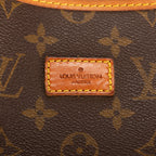Bolso de hombro Saumur GM Lona Monogram Marrón
