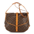 Bolso de hombro Saumur GM Lona Monogram Marrón