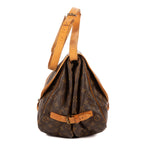 Bolso de hombro Saumur GM Lona Monogram Marrón