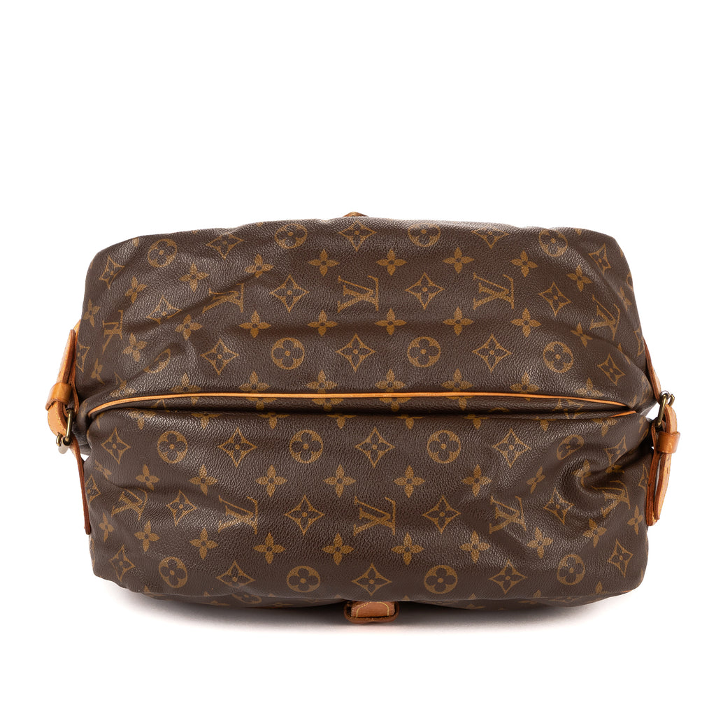 Bolso de hombro Saumur GM Lona Monogram Marrón