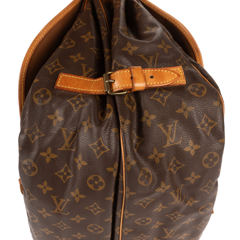 Bolso de hombro Saumur GM Lona Monogram Marrón