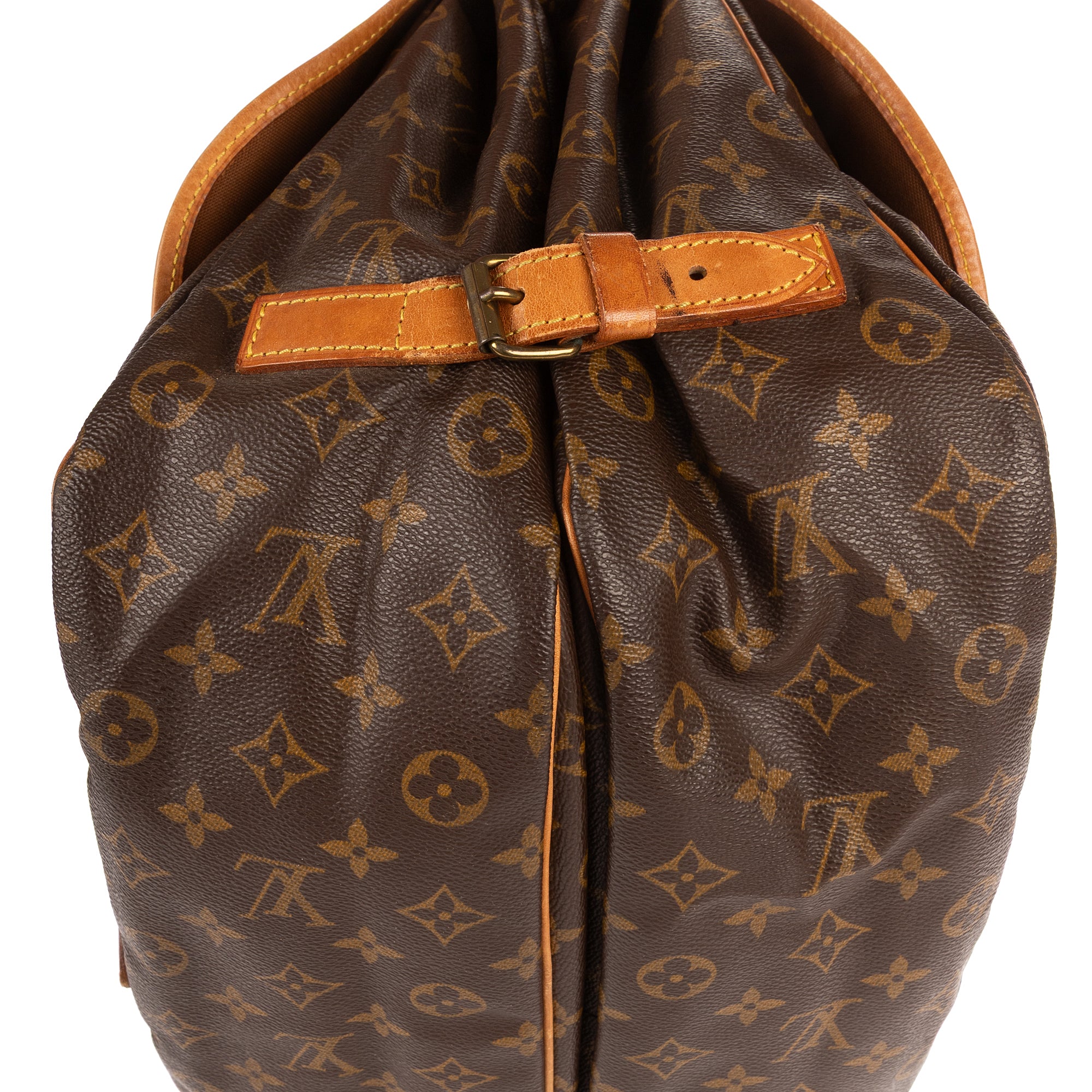 Bolso de hombro Saumur GM Lona Monogram Marrón