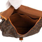 Bolso de hombro Saumur GM Lona Monogram Marrón