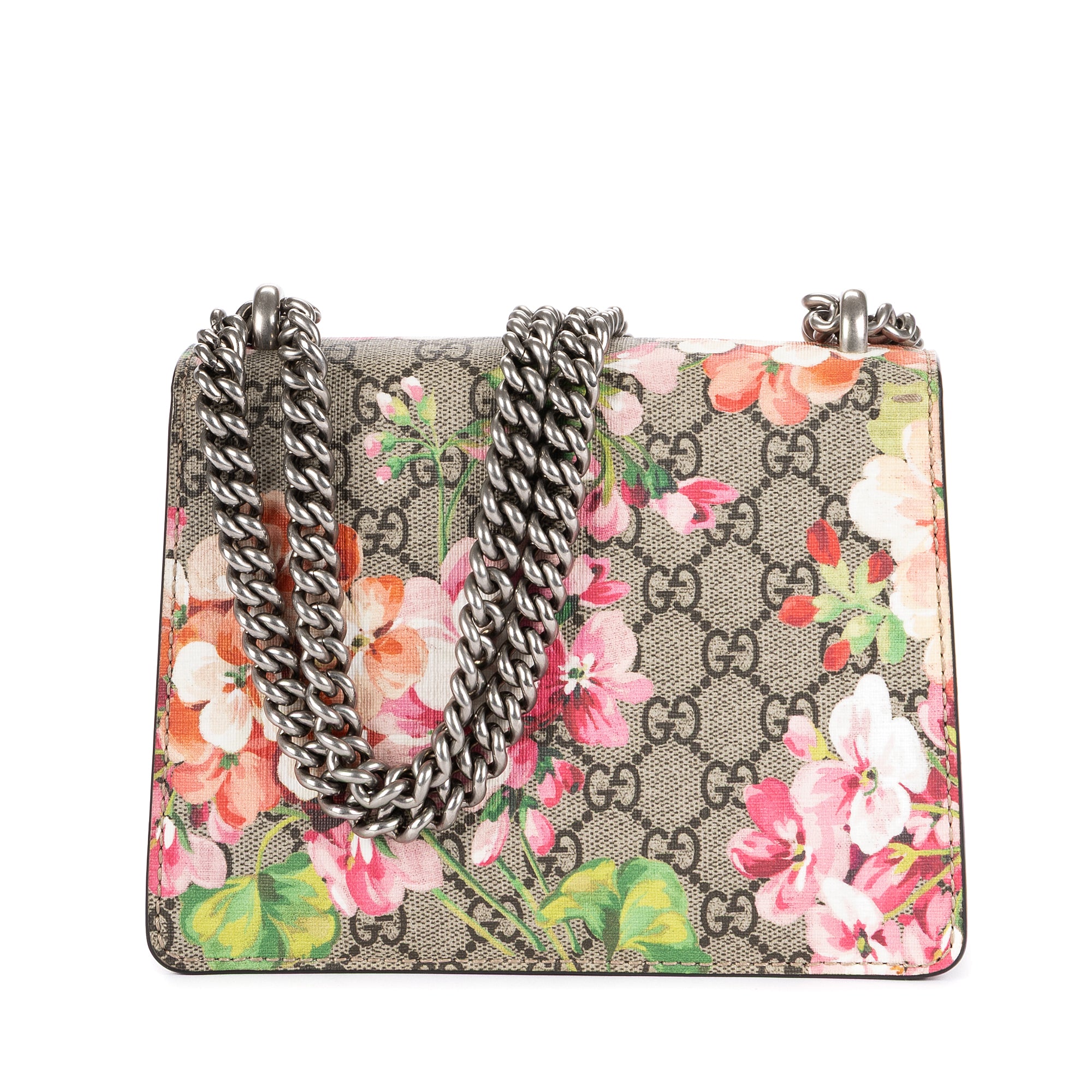 Shoulder Bag Blooms Dionysus Mini Beige Blooms Supreme Coated Canvas