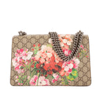 Bolso de hombro Blooms Dionysus pequeño lona revestida Supreme con estampado Blooms beige