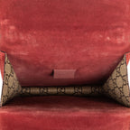 Bandolera Blooms Dionysus Mini Lona Revestida Supreme Beige con Motivo Blooms