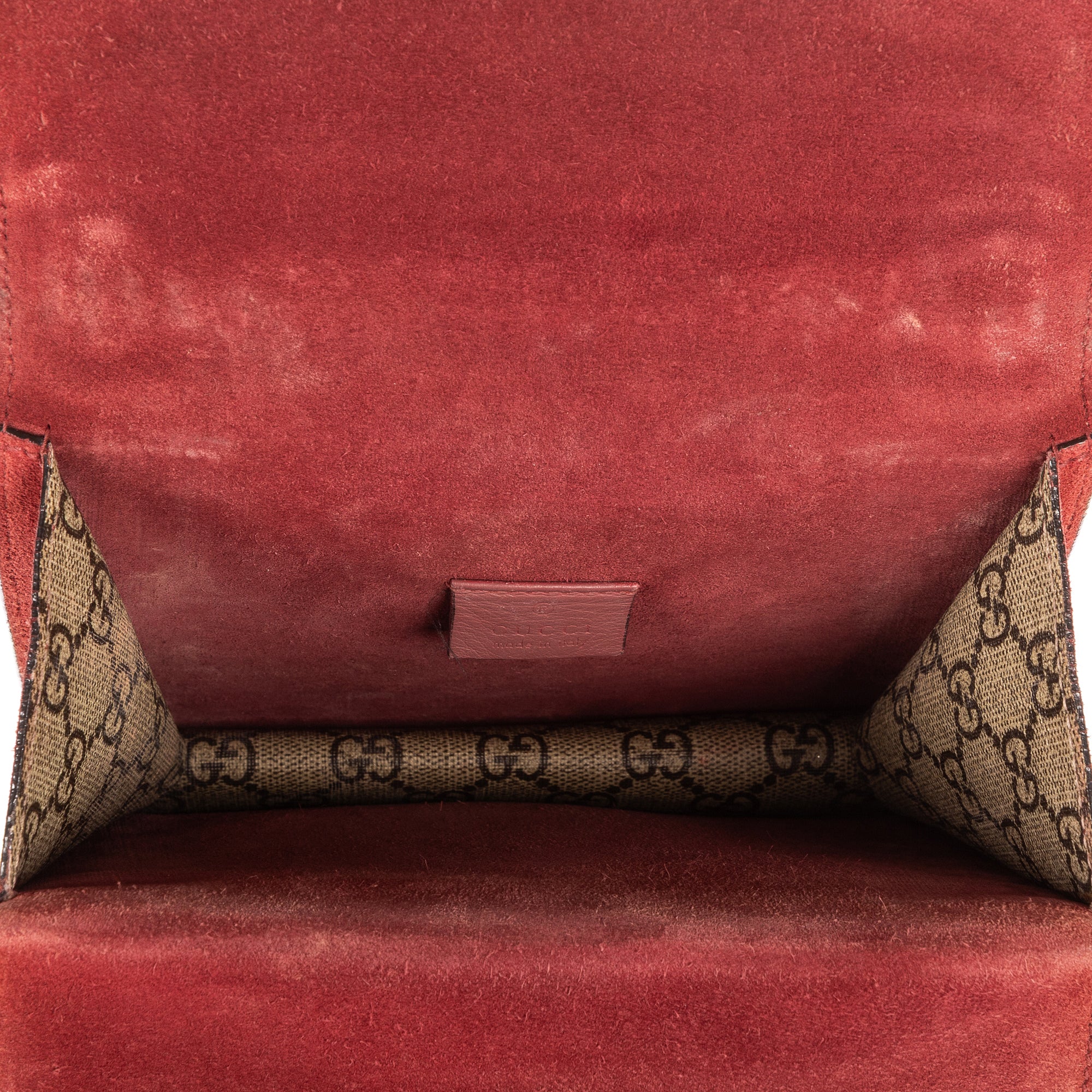 Bandolera Blooms Dionysus Mini Lona Revestida Supreme Beige con Motivo Blooms