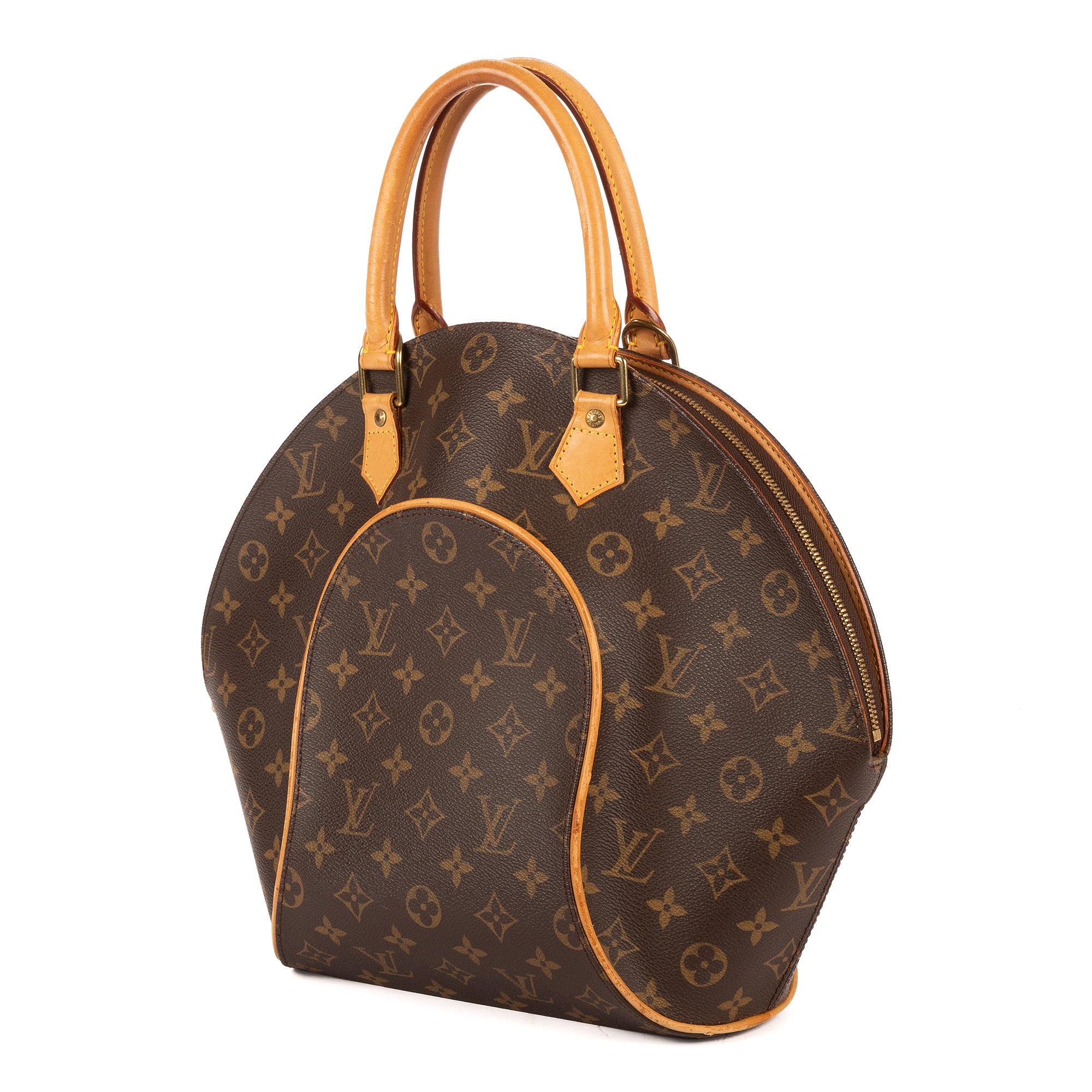 Shoulder Bag Ellipse MM Brown Monogram Canvas