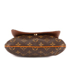 Bolso de hombro Musette Salsa lona Monogram marrón