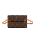 Waist Bag Florentine Brown Monogram Canvas