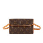 Waist Bag Florentine Brown Monogram Canvas