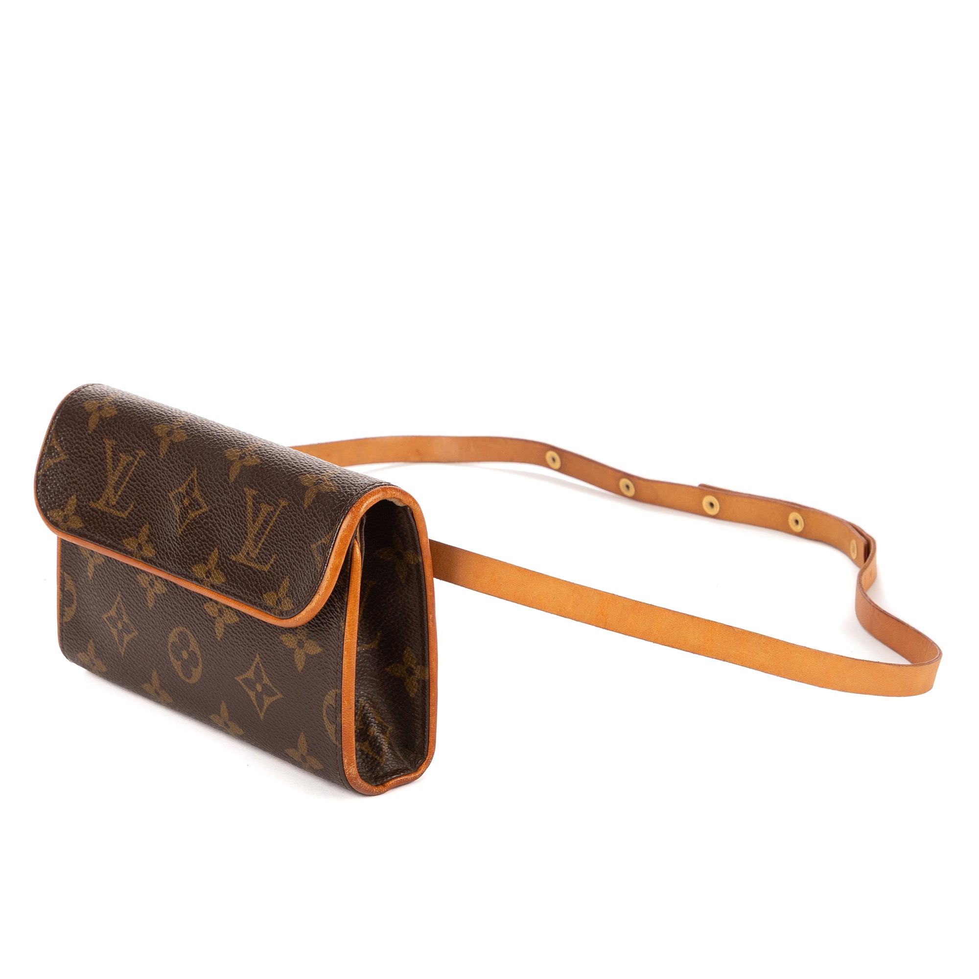 Waist Bag Florentine Brown Monogram Canvas