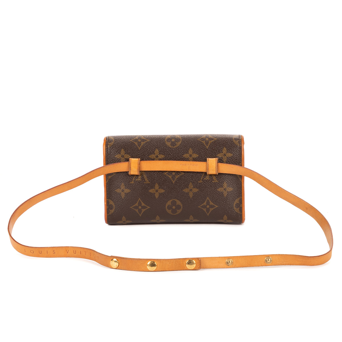 Waist Bag Florentine Brown Monogram Canvas