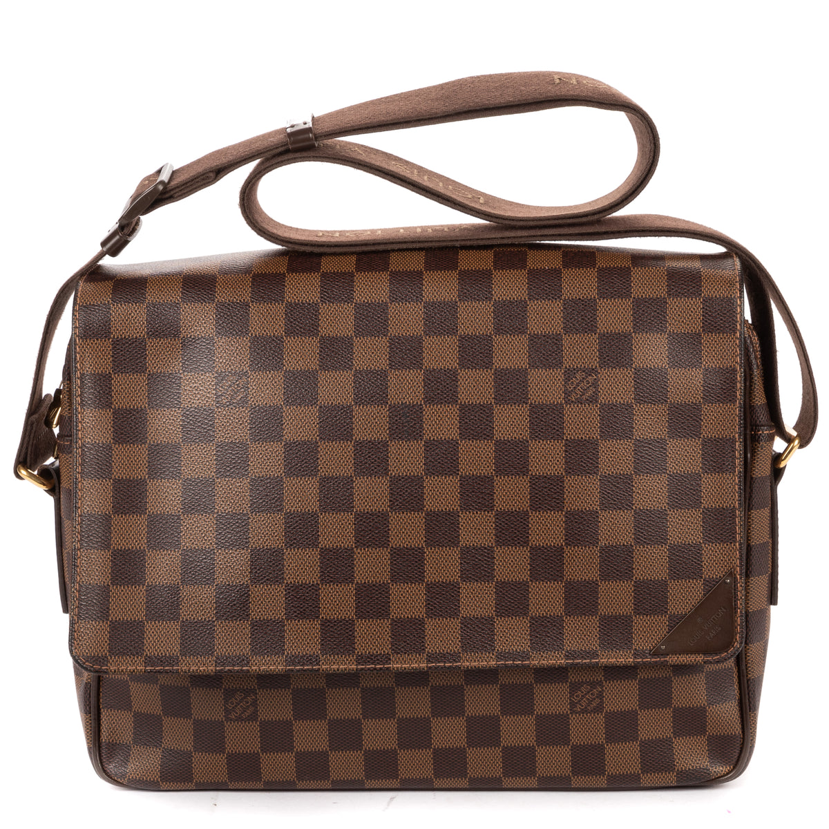 Shoulder Bag Shelton MM Dark Brown Damier Ebene