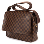 Shoulder Bag Shelton MM Dark Brown Damier Ebene