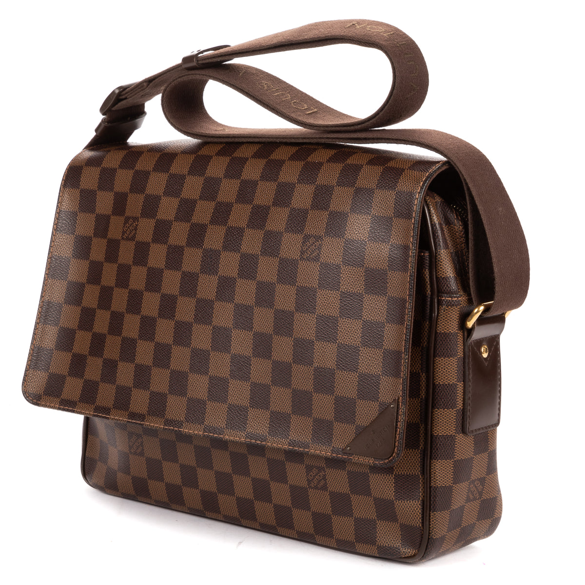Shoulder Bag Shelton MM Dark Brown Damier Ebene