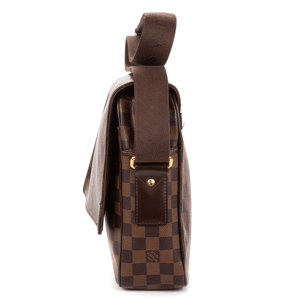 Shoulder Bag Shelton MM Dark Brown Damier Ebene