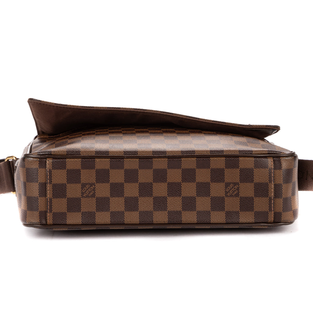 Shoulder Bag Shelton MM Dark Brown Damier Ebene