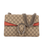 Bolso de hombro Dionysus pequeño de lona revestida Supreme beige