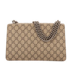 Bolso de hombro Dionysus pequeño de lona revestida Supreme beige