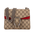 Bandolera Dionysus Mini Lona Revestida Supreme Beige/Piel de Ante
