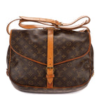 Crossbody Saumur GM Brown Monogram Canvas