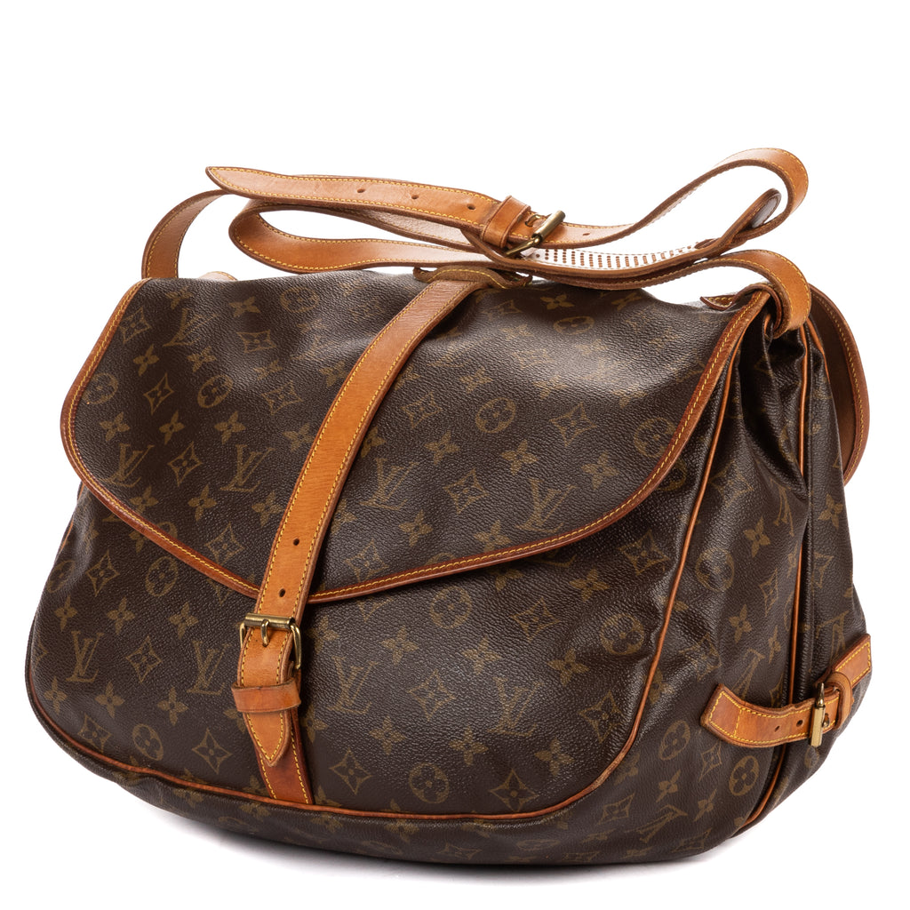 Crossbody Saumur GM Brown Monogram Canvas