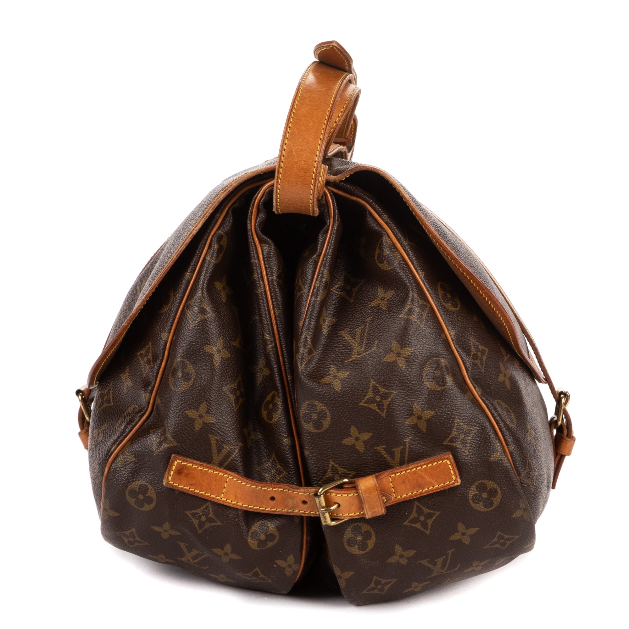 Crossbody Saumur GM Brown Monogram Canvas