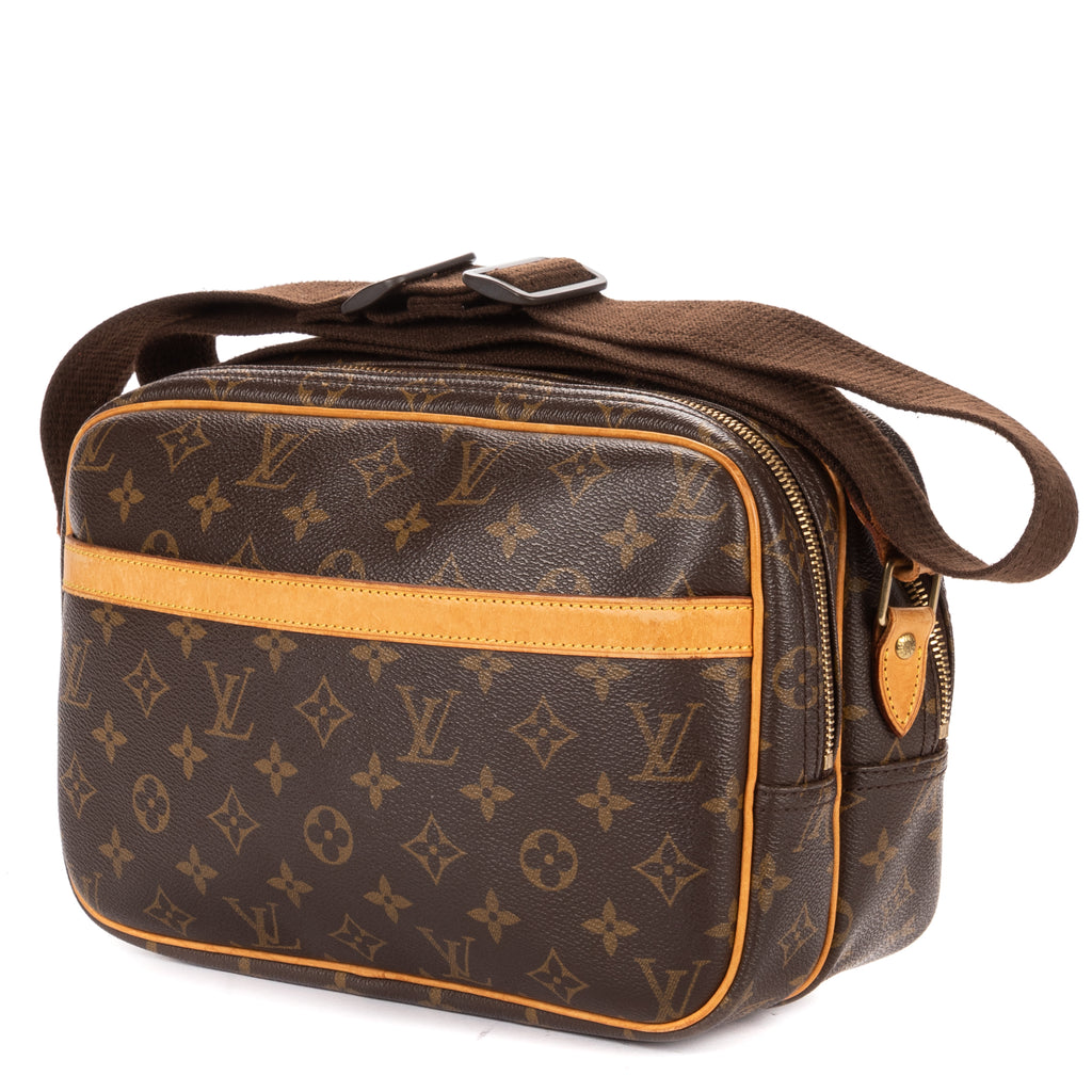 Shoulder Bag Reporter PM Brown Monogram Canvas