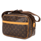 Shoulder Bag Reporter PM Brown Monogram Canvas